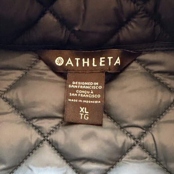 ATHLETA WHISPER FEATHERLESS PUFFER JACKET - Picture 9 of 9